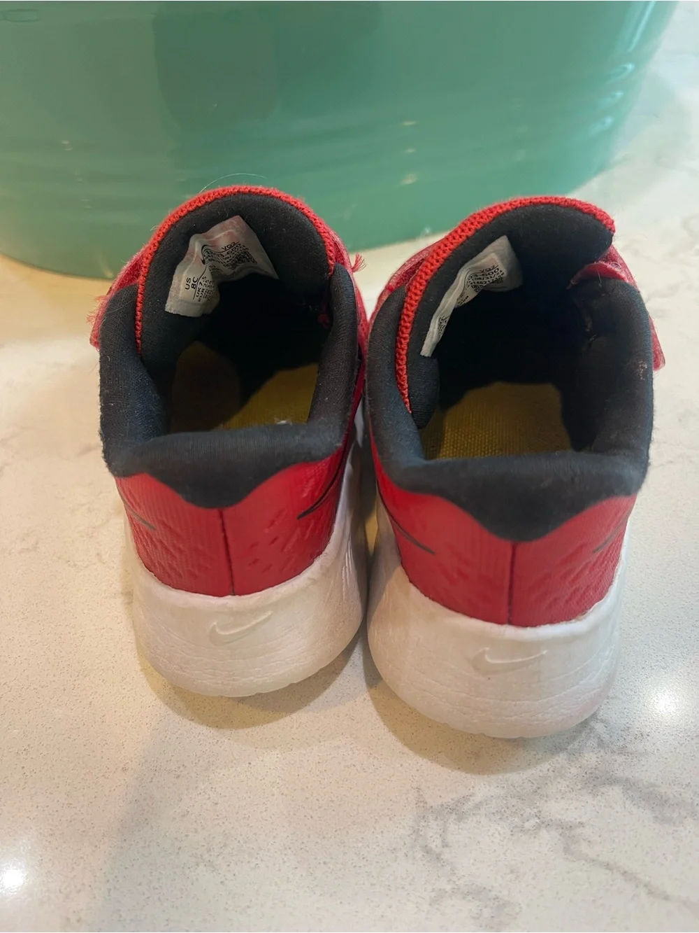 Nike Kids Red Velcro Sneakers
